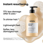 L'Oréal Professionnel Absolut Repair Protein + Gold Quinoa Instant Resurfacing Shampoo 500 ml / 16.9 oz