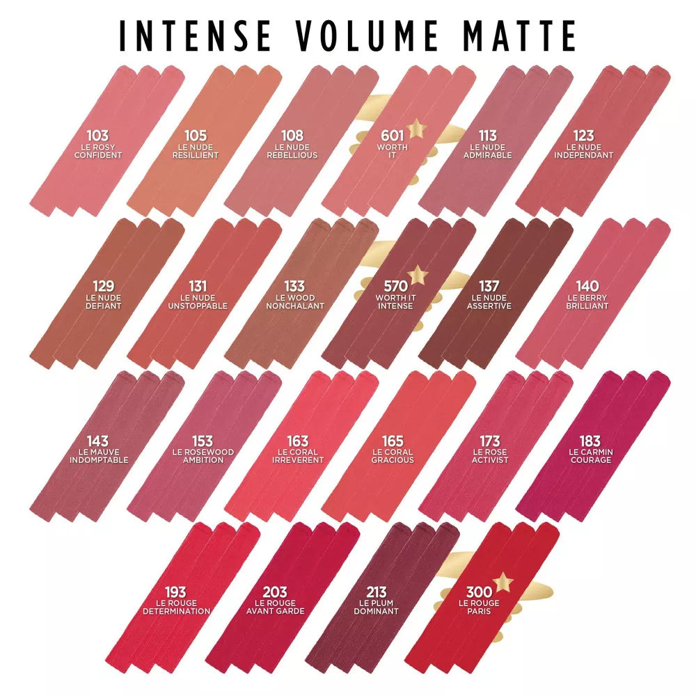 L'Oréal Colour Riche Intense Volume Matte Lipstick | 105 Le Nude Resilient