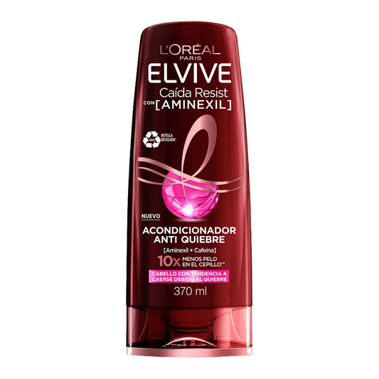 L'Oréal Elvive Caída Resist Aminexil Acondicionador Anti Quiebre 370 ml