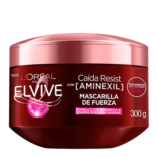 L'Oréal Elvive Caída Resist Aminexil Mascarilla de Fuerza 300 g