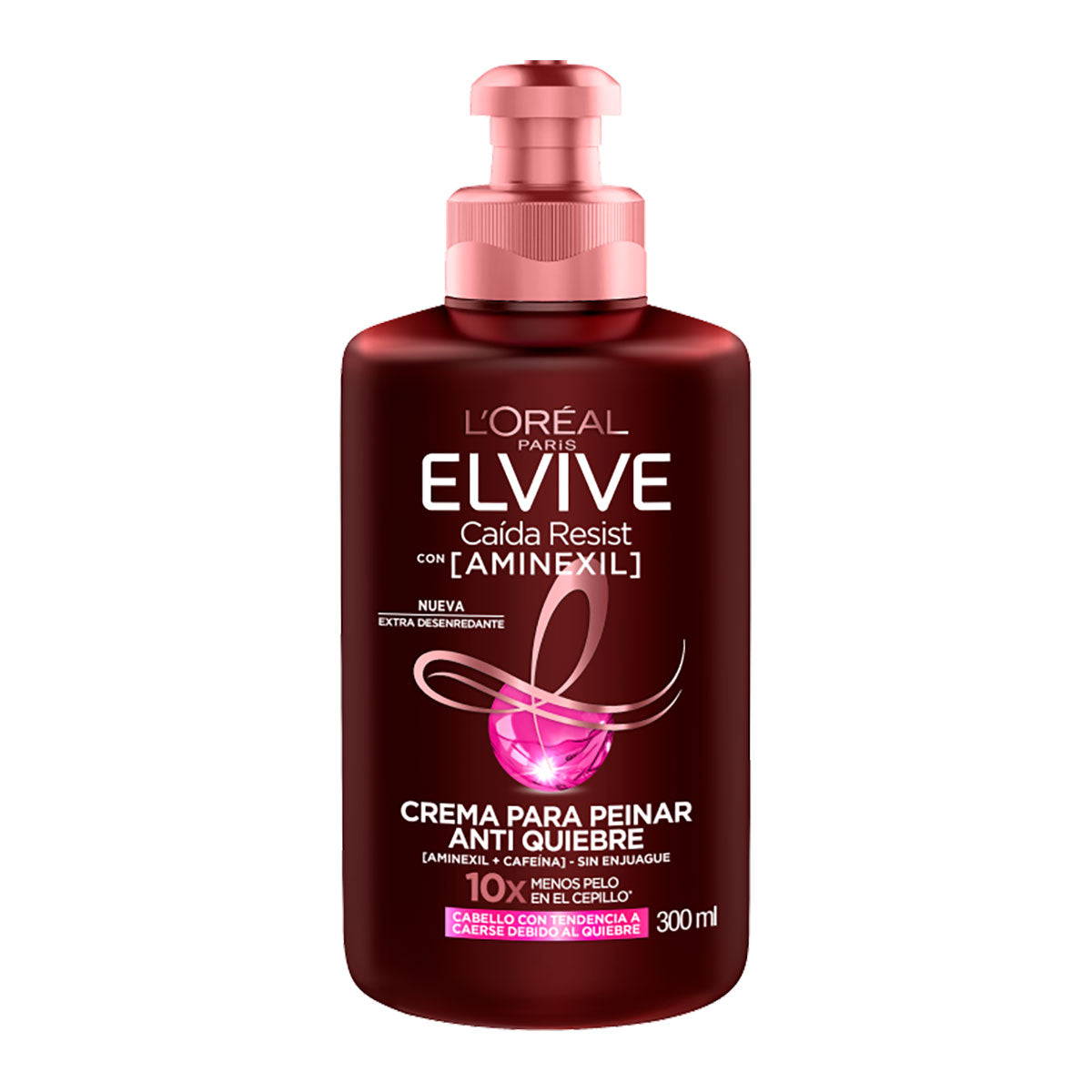 L'Oréal Elvive Caída Resist Aminexil Crema para Peinar Anti Quiebre 300 ml