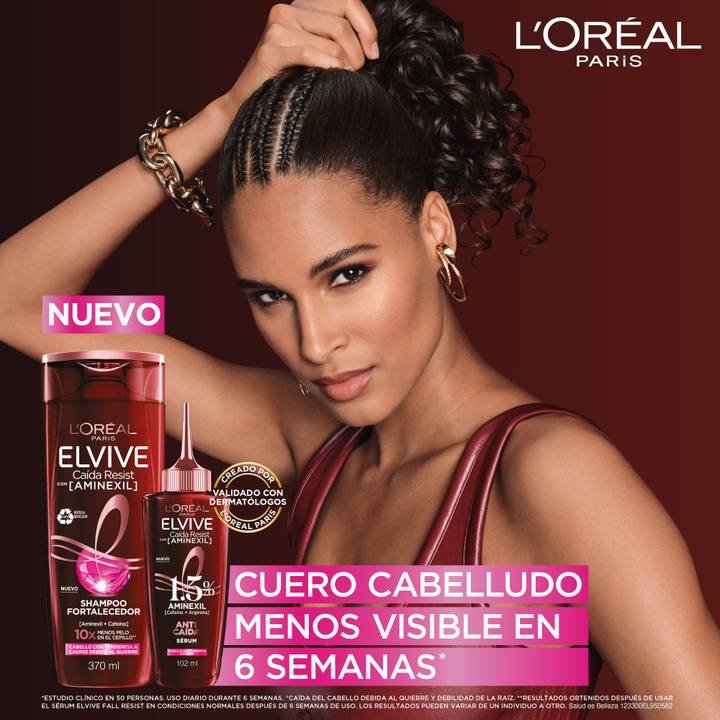 L'Oréal Elvive Caída Resist Aminexil Mascarilla de Fuerza 300 g