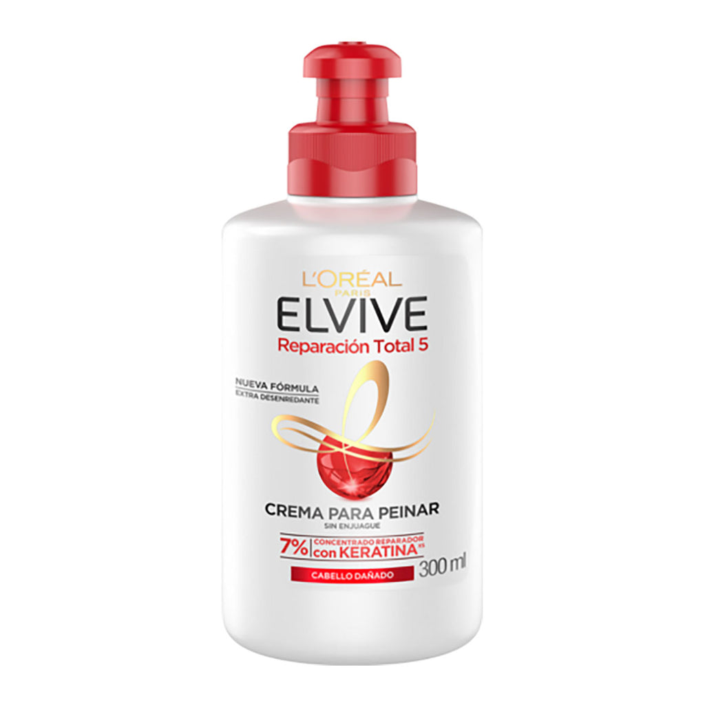 L'Oréal Elvive Reparación Total 5 Crema Para Peinar 300 ml
