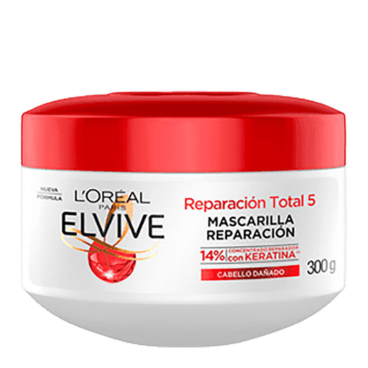 L'Oréal Elvive Reparación Total 5 Mascarilla Reparación 300 g