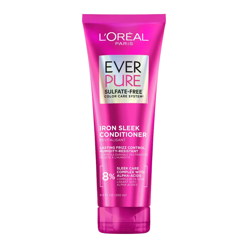 L'Oréal EverPure Sulfate Free Iron Sleek Smoothing Conditioner 200 ml / 6.8 oz