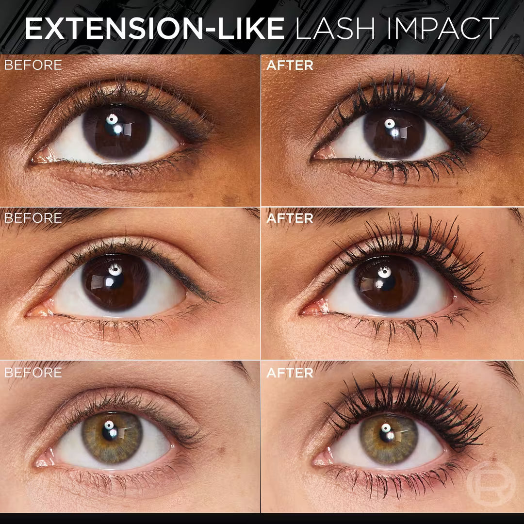 L'Oreal Extensionist Lengthening and Curling Washable Mascara | Blackest Black