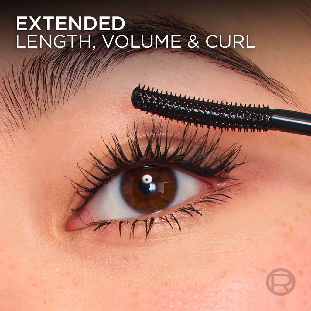 L'Oreal Extensionist Lengthening and Curling Washable Mascara | Blackest Black