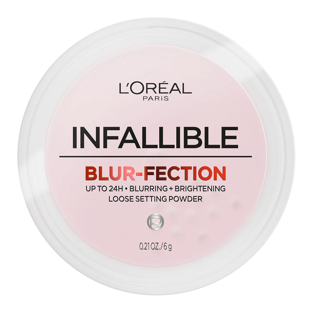 L'Oréal Infallible Blur-Fection Longwear Loose Setting Powder | Brightening Light Pink