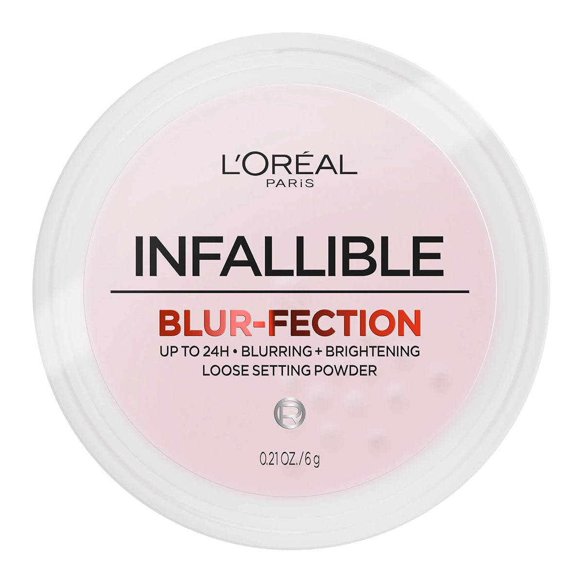 L'Oréal Infallible Blur-Fection Longwear Loose Setting Powder | Brightening Light Pink