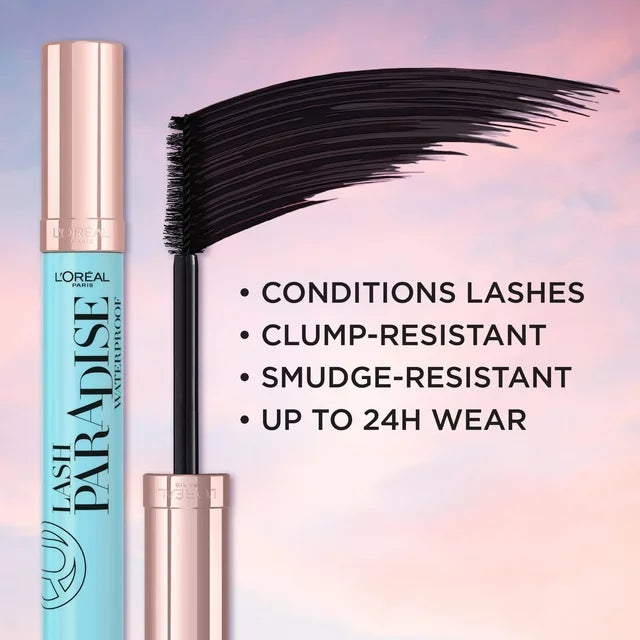 L'Oréal Voluminous Lash Paradise Waterproof Mascara | 204 Blackest Black