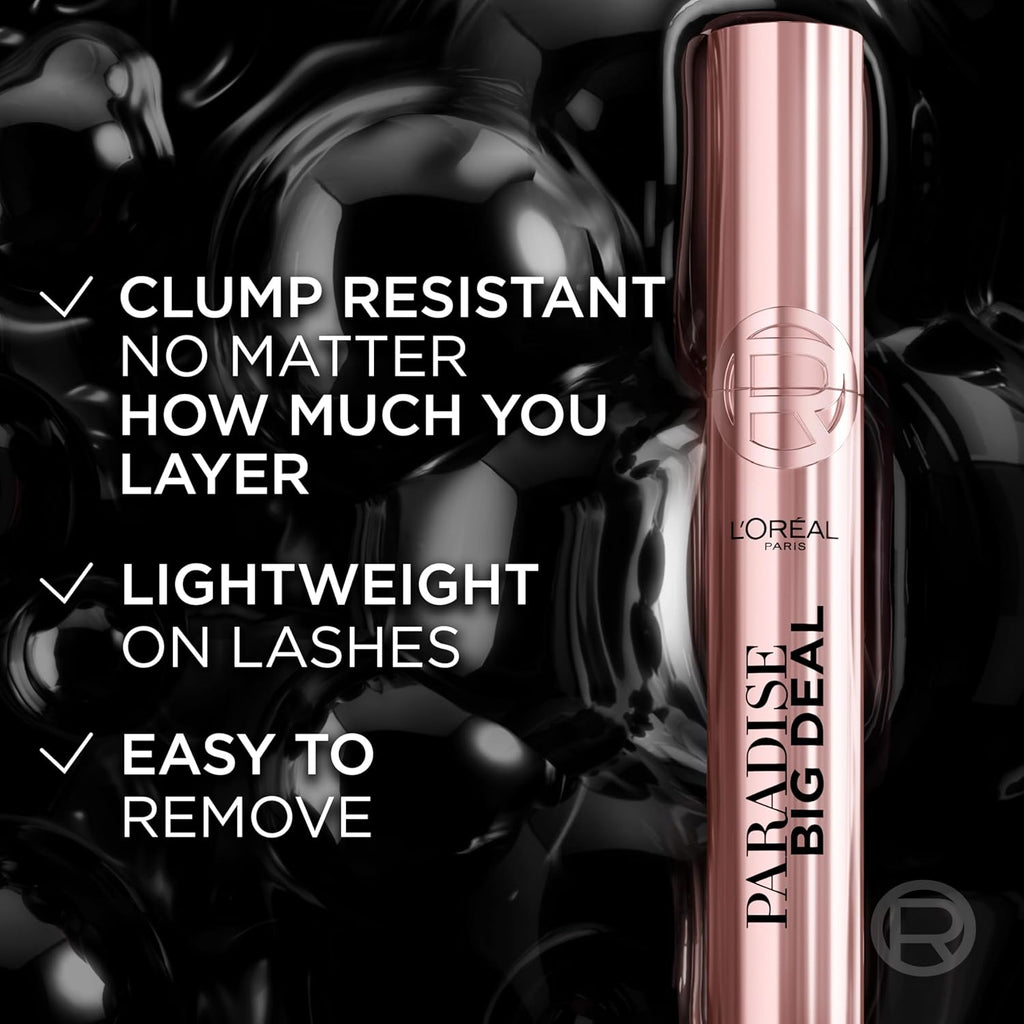 L'Oréal Paradise Big Deal Volumizing and Lengthening Mascara | 775 Blackest Black