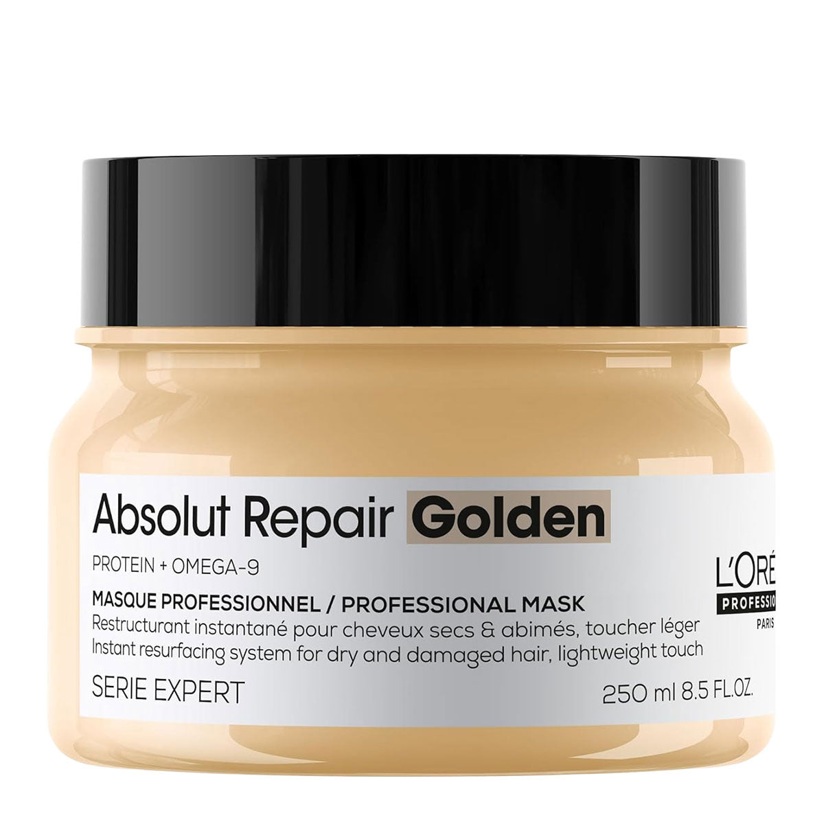 L'Oréal Professionnel Absolut Repair Golden Protein + Gold Quinoa Instant Resurfacing Mask 250 ml / 8.5 oz