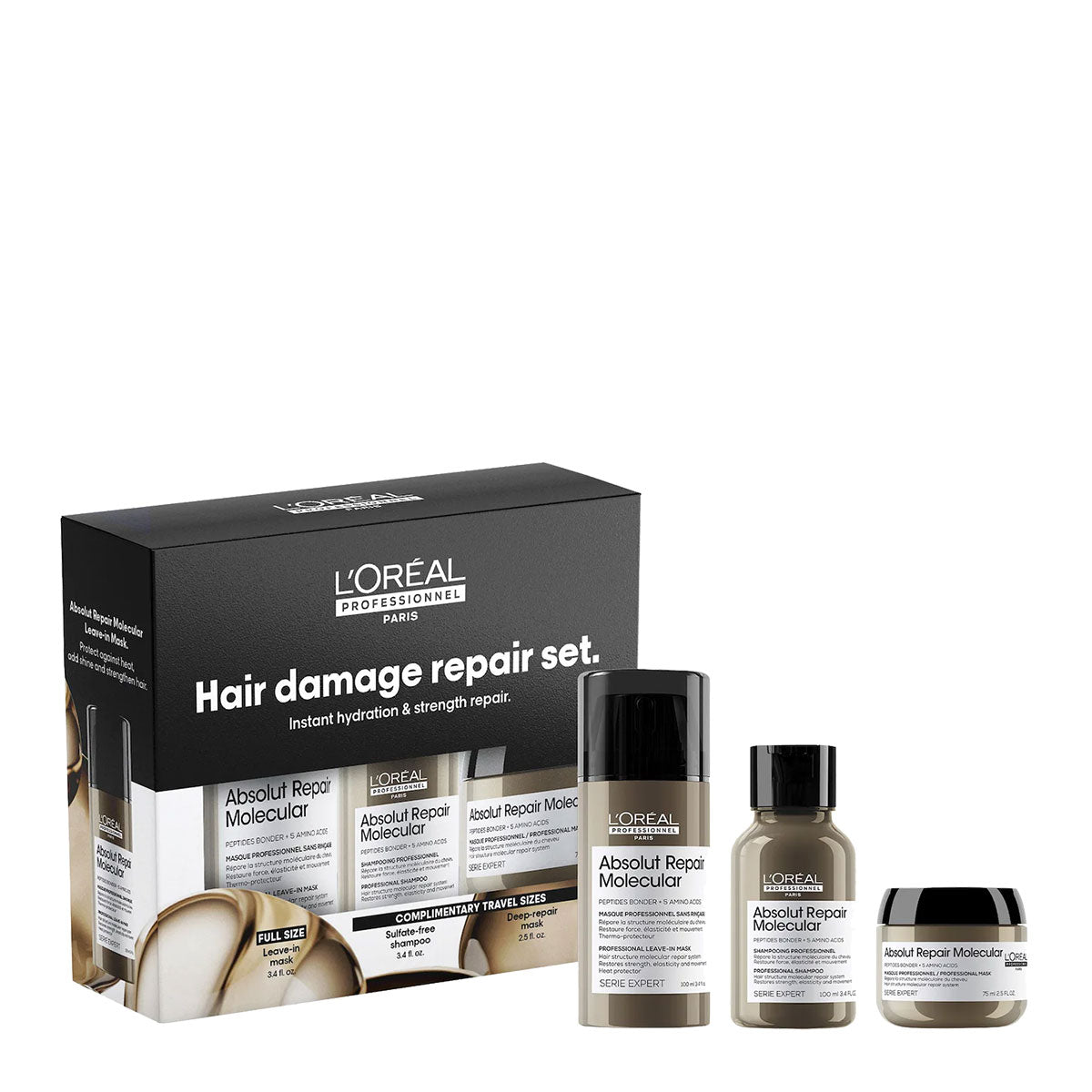 L'Oréal Professionnel Absolut Repair Molecular Hair Value Trio Set