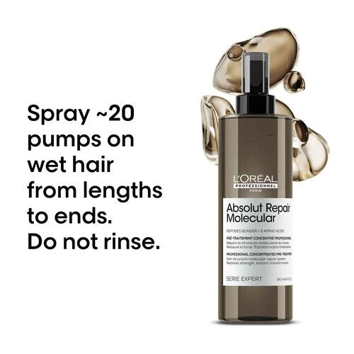 L'Oréal Professionnel Absolut Repair Molecular Concentrated Pre-treatment 190 ml / 6.4 oz