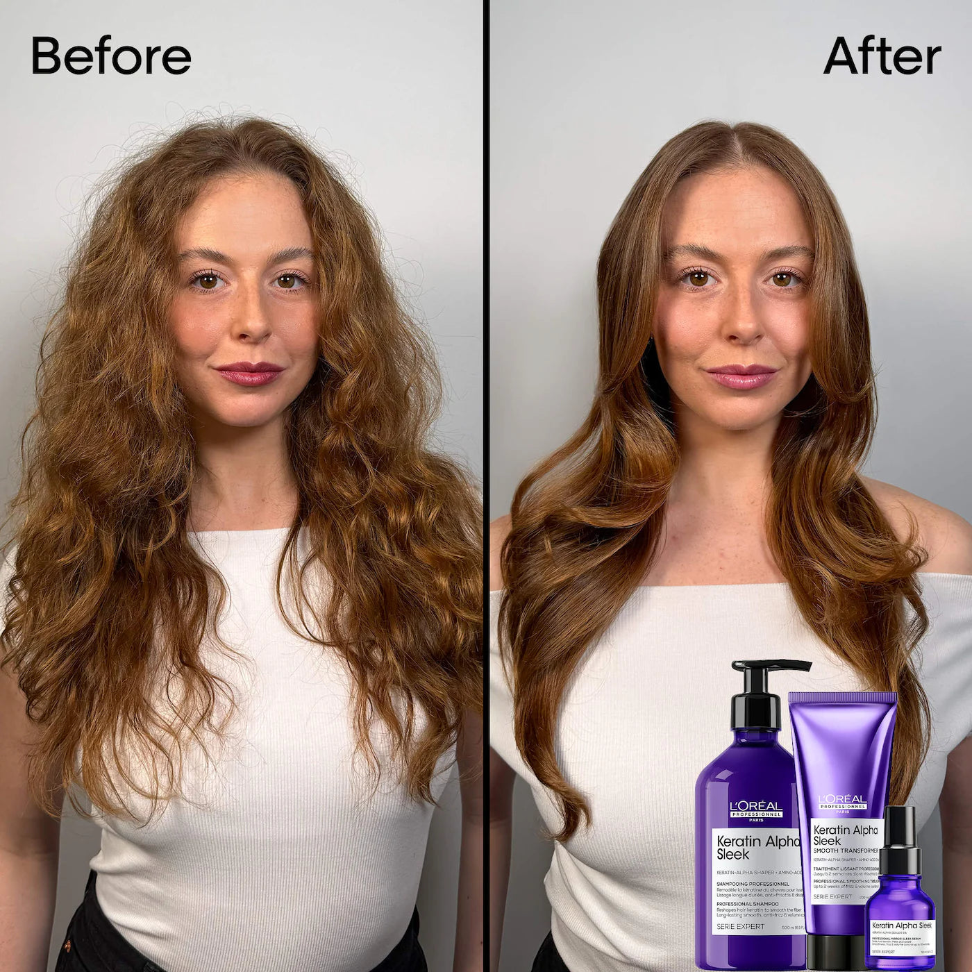 L'Oréal Professionnel Keratin Alpha Smooth Anti-Frizz Smoothing Serum 50 ml / 1.69 oz