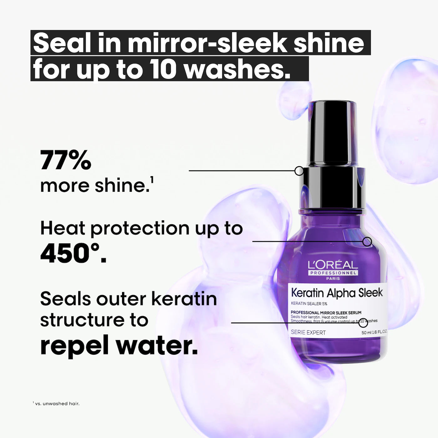 L'Oréal Professionnel Keratin Alpha Smooth Anti-Frizz Smoothing Serum 50 ml / 1.69 oz