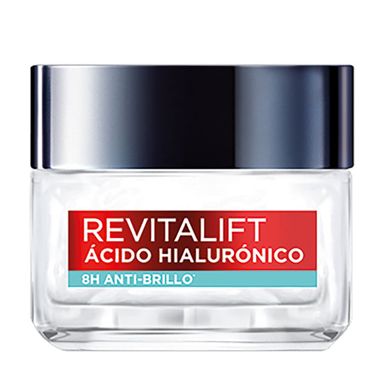 L'Oréal Revitalift Ácido Hialurónico + Salicílico 8H Anti-Brillo Gel-Crema Rellenador 50 ml