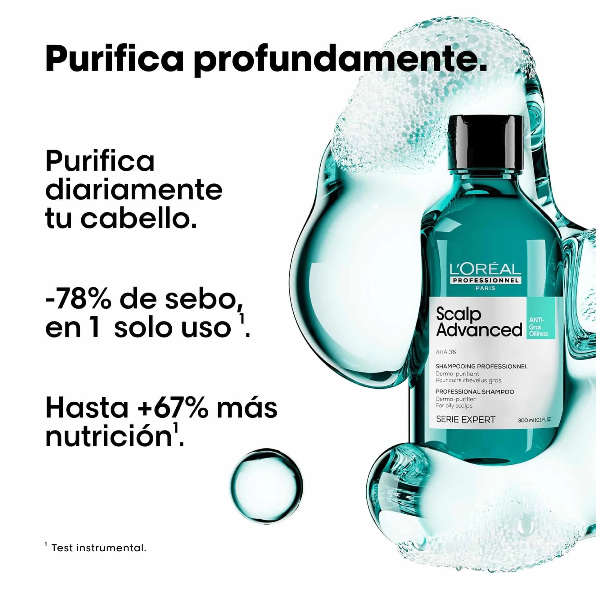 L'Oréal Professionnel Scalp Advanced Oiliness Shampoo 300 ml
