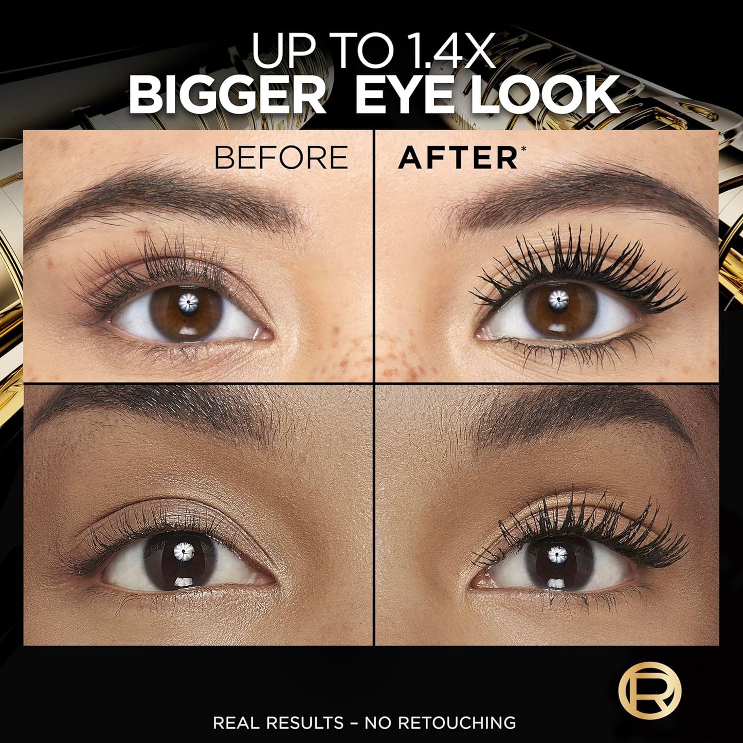 L'Oréal Voluminous Panorama Washable Mascara | 701 Blackest Black