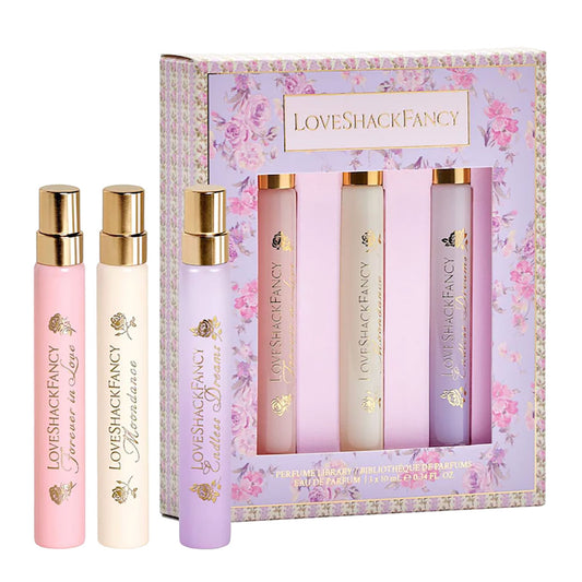 LoveShackFancy Perfume Library Travel Spray Gift Set