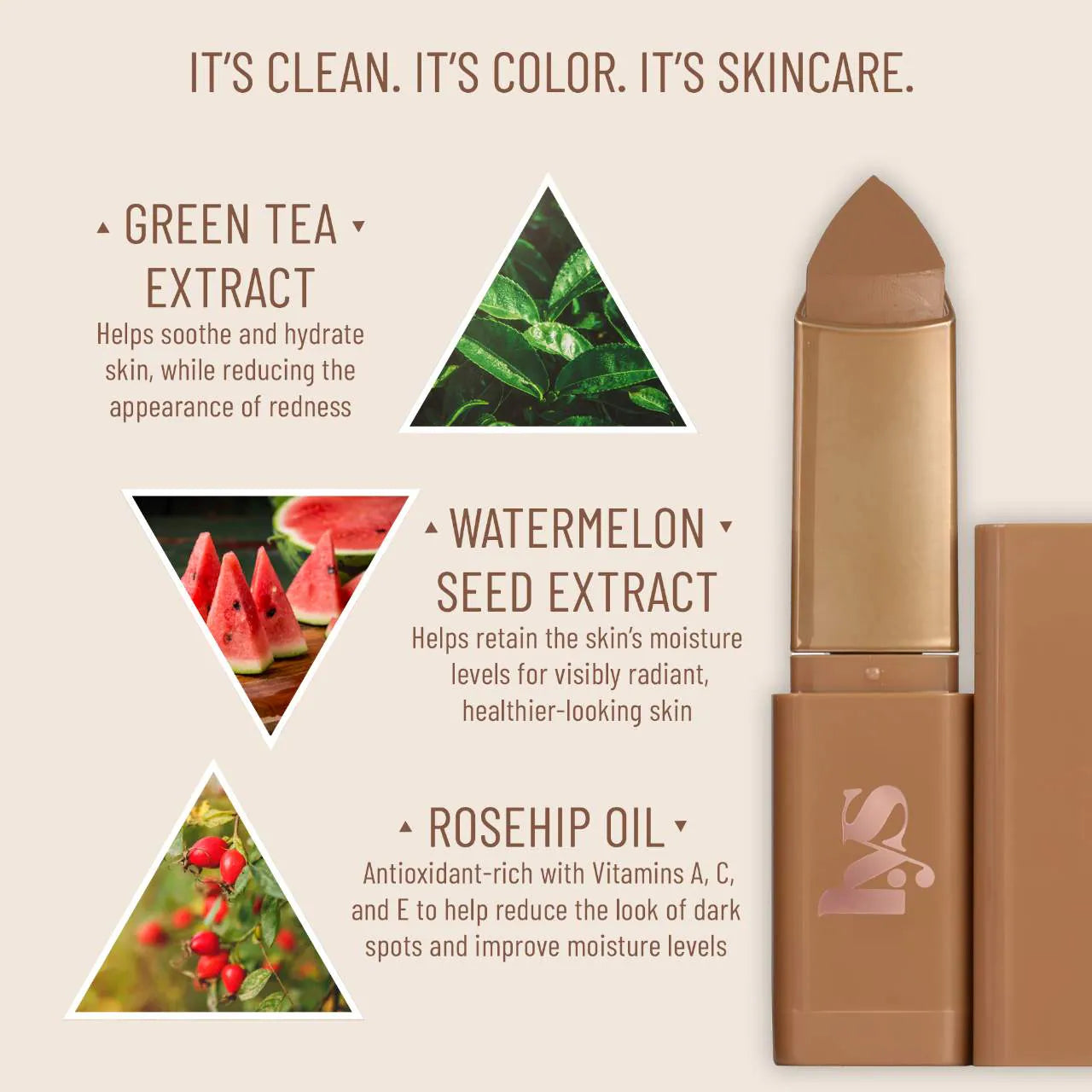 LYS Beauty Triple Fix Blurring and Hydrating Skin Tint Foundation Stick