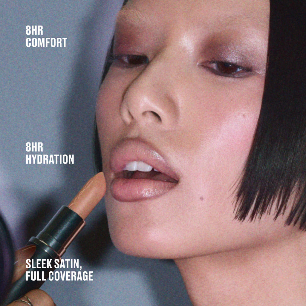 MAC M·A·Cximal Sleek Satin 8HR Full-Coverage Hydrating Lipstick | Blankety