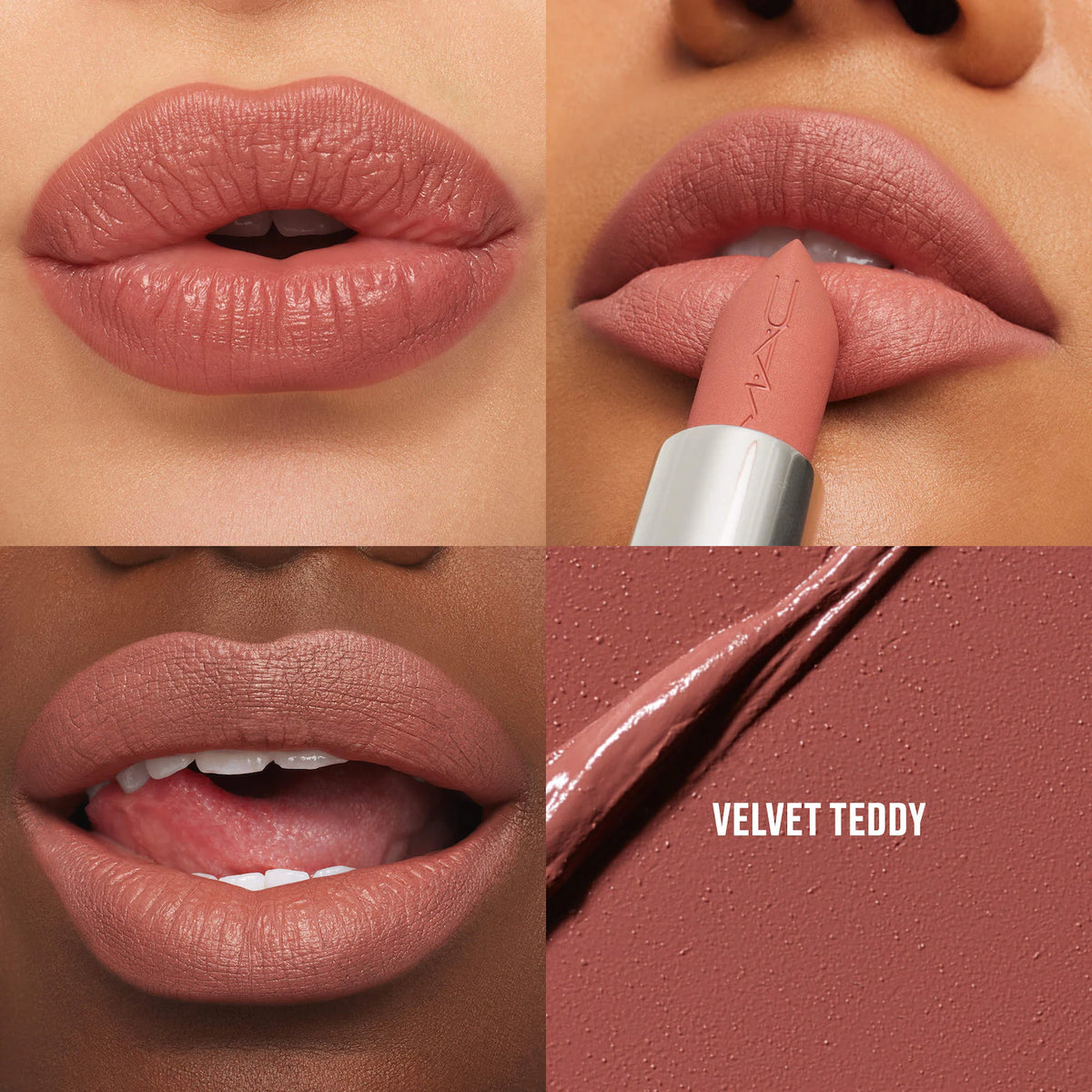 MAC M·A·Cximal Silky Matte 12HR Wear Lipstick | Velvet Teddy