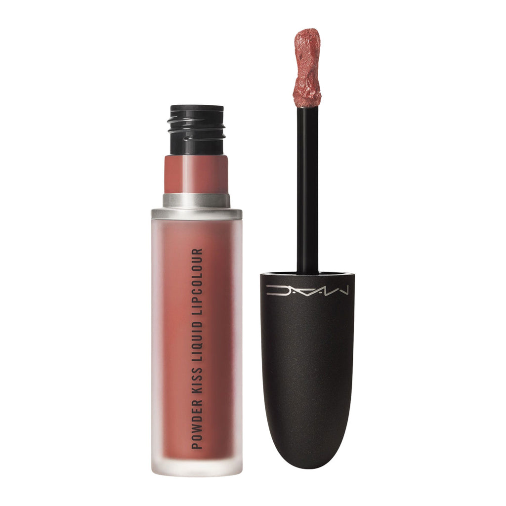 MAC Powder Kiss Liquid Lipcolour | Over The Taupe