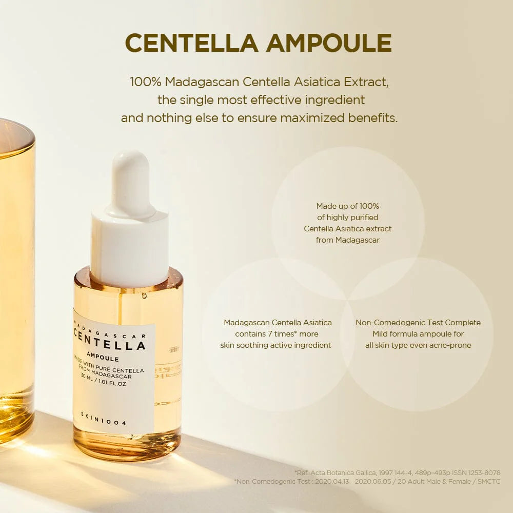 Skin1004 Madagascar Centella Ampoule Kit 4 x 30 ml / 1.01 oz