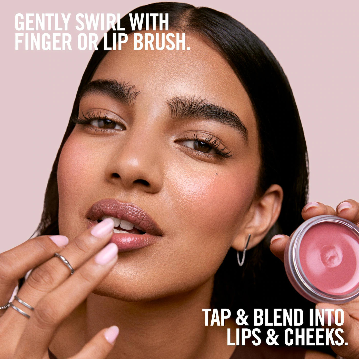 Makeup By Mario Jelly Jar Lip & Cheek Multi-Use Balm | Pink Chai