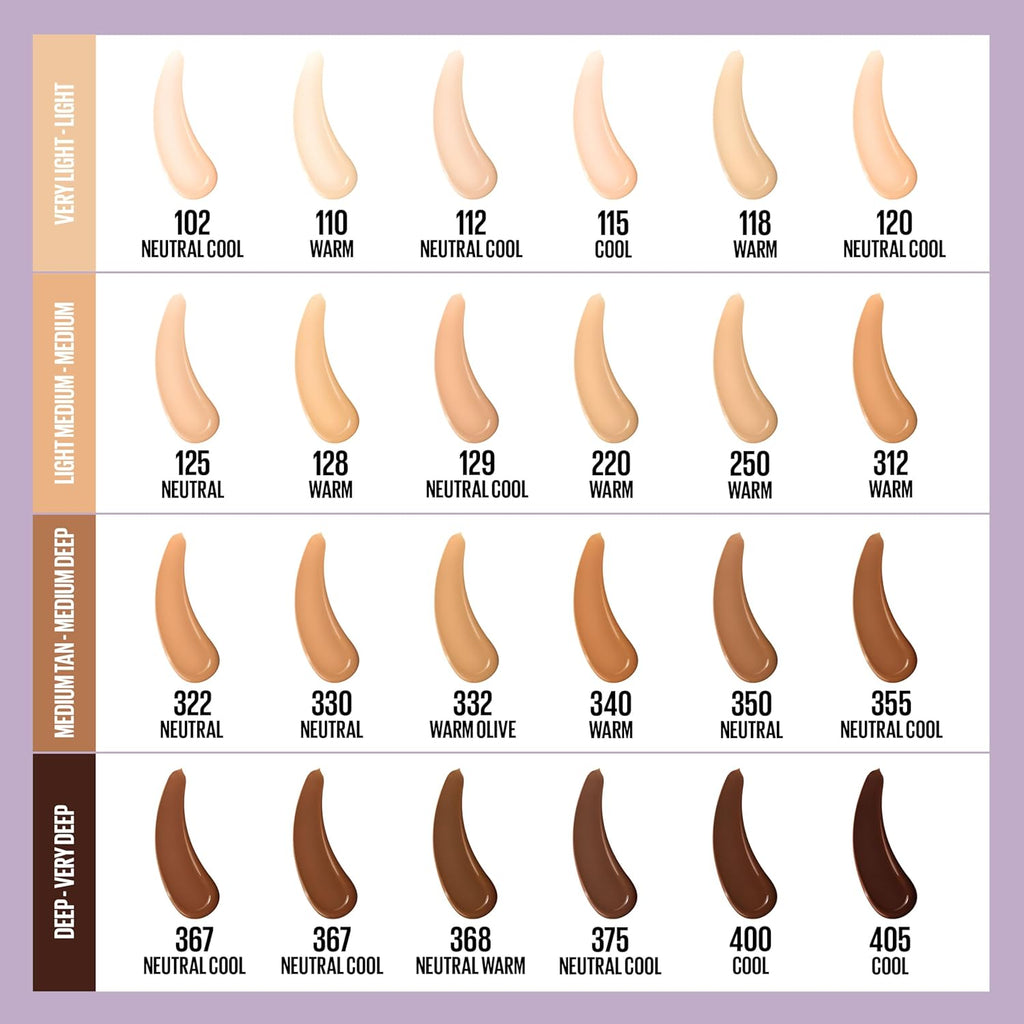 Maybelline Super Stay Up to 30HR Wear Lumi-Matte Longwear Foundation 1.0 oz / 30 ml