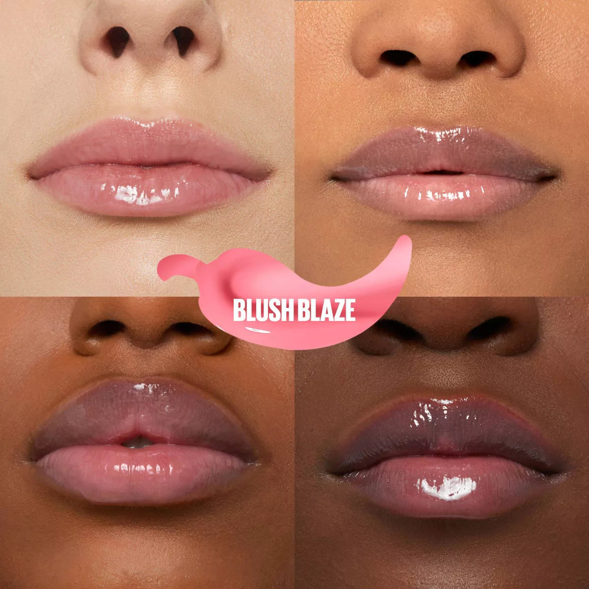 Maybelline Lifter Plump Lip Plumping Gloss with Hyaluronic Acid | Blush Blaze