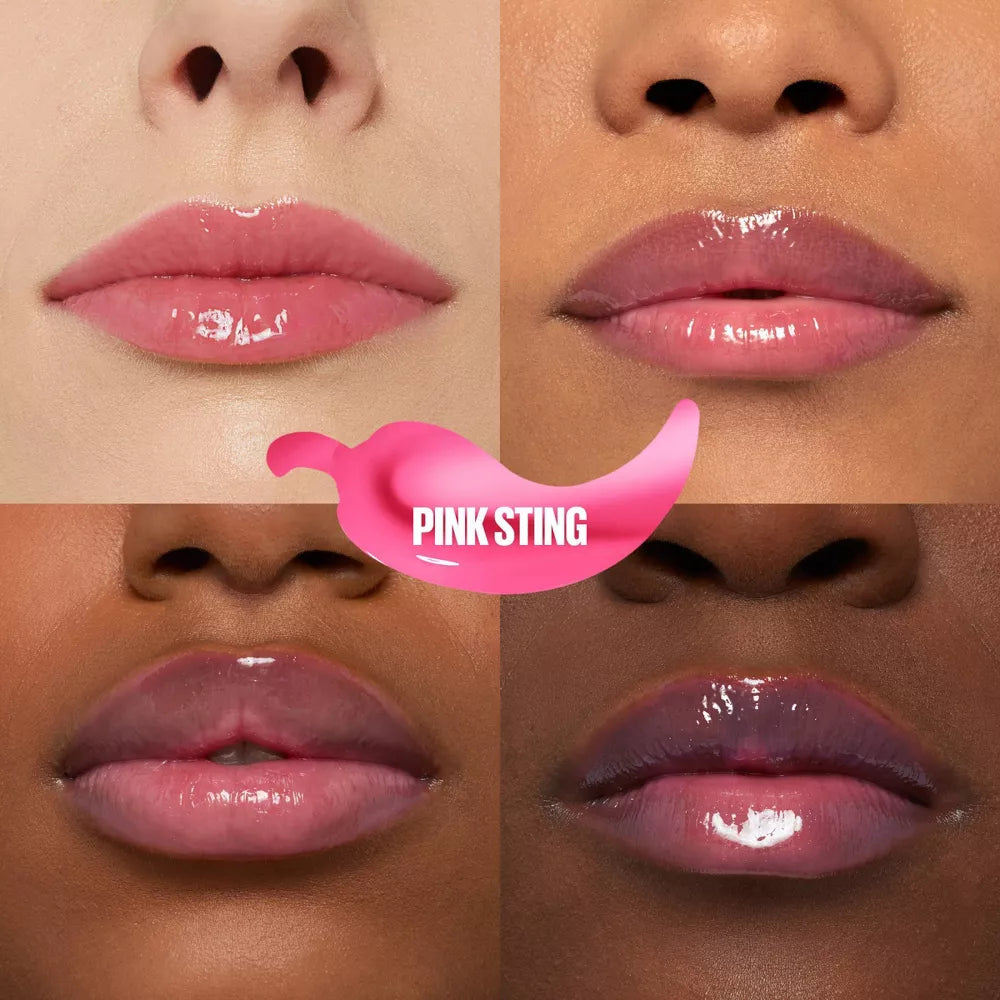 Maybelline Lifter Plump Lip Plumping Gloss with Hyaluronic Acid | Pink Sting