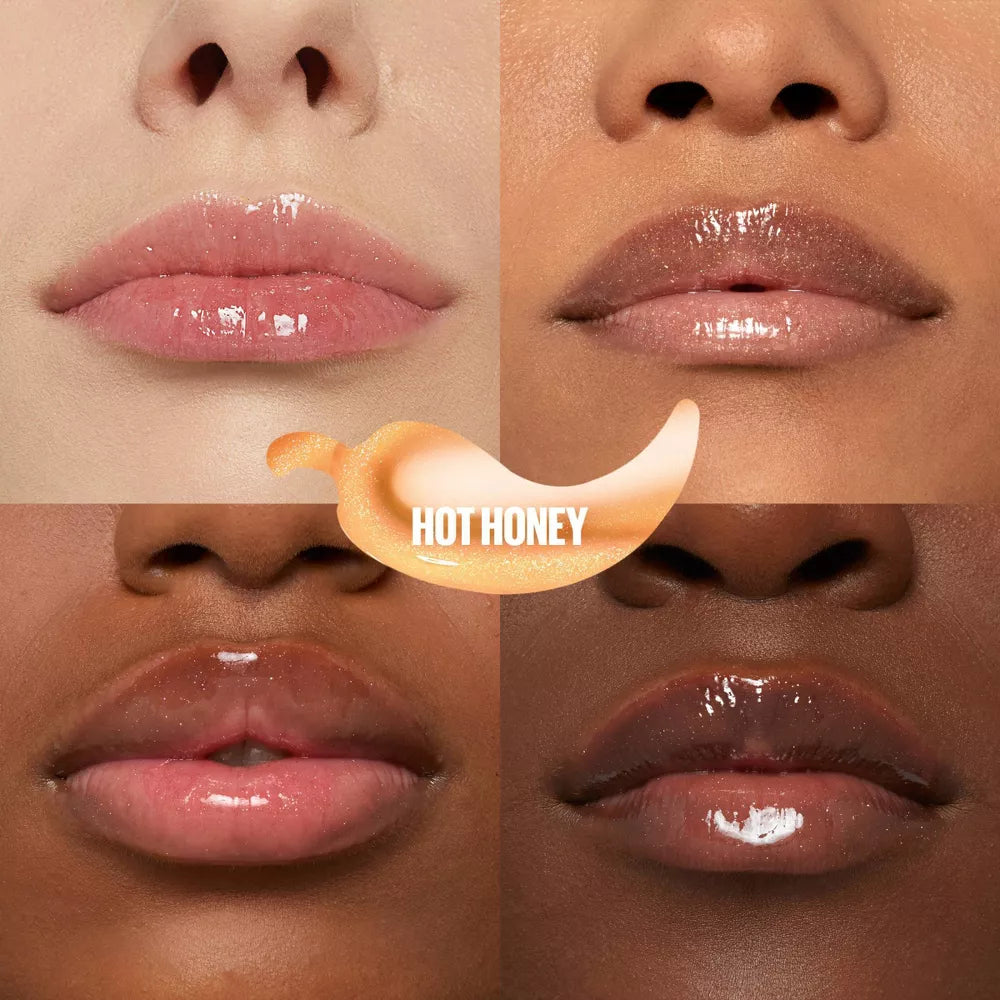 Maybelline Lifter Plump Lip Plumping Gloss with Hyaluronic Acid | Hot Honey