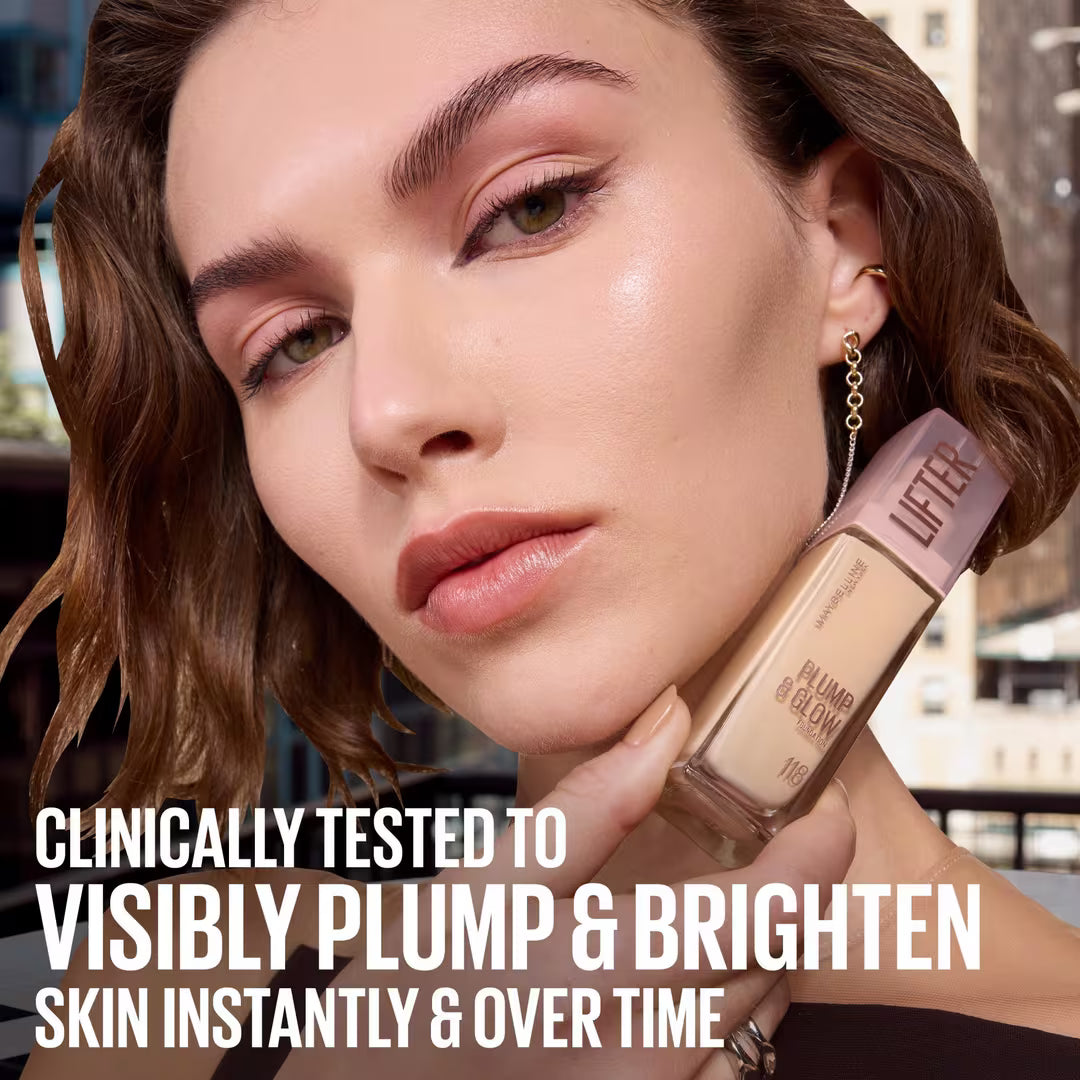 Maybelline Lifter Plump & Glow Foundation Hyaluronic Acid