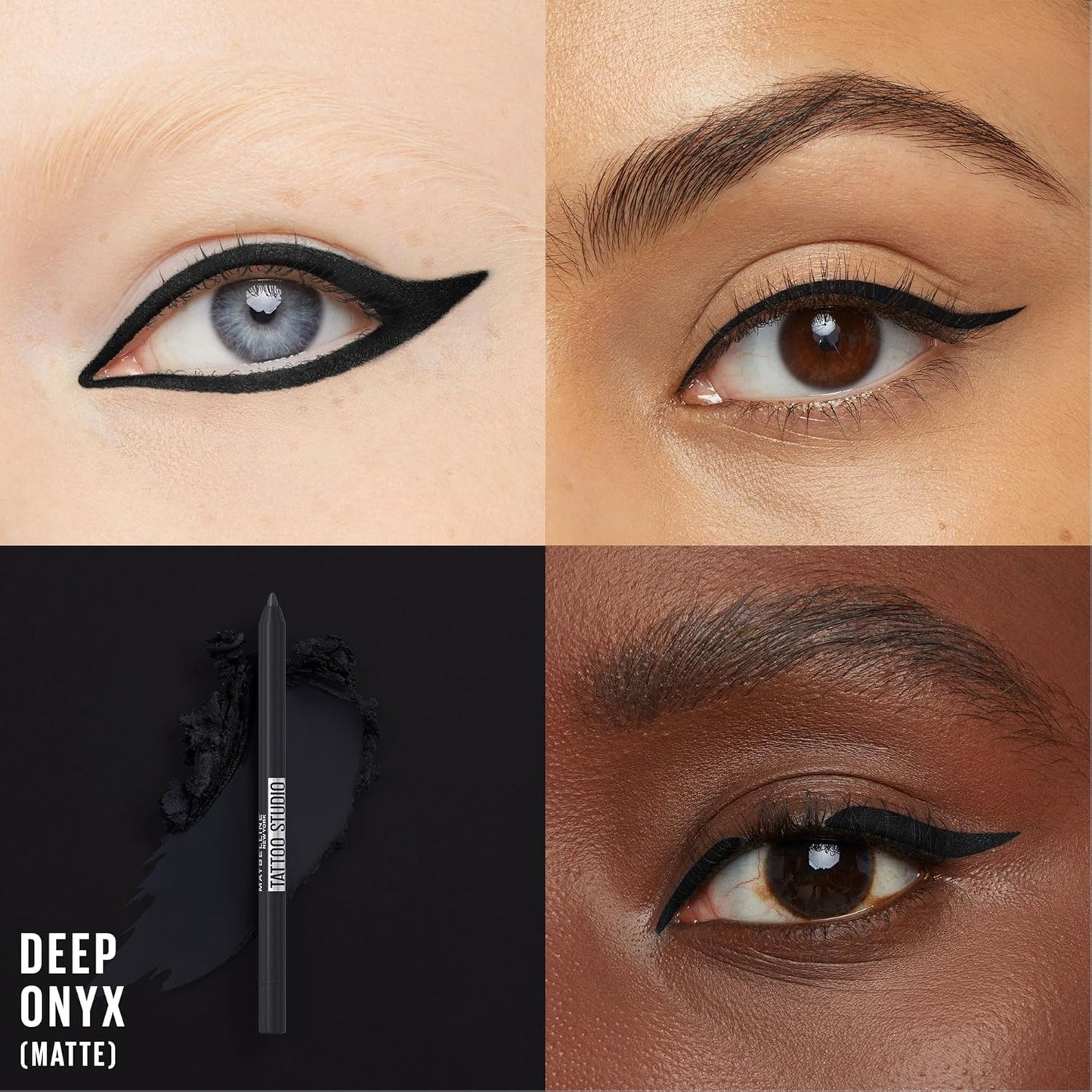 Maybelline Tattoo Studio Sharpenable Gel Pencil | 900 Deep Onyx