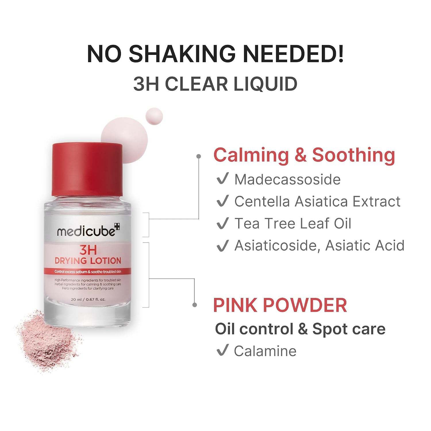 Medicube 3H Overnight Drying Lotion 20 ml / 0.67 oz