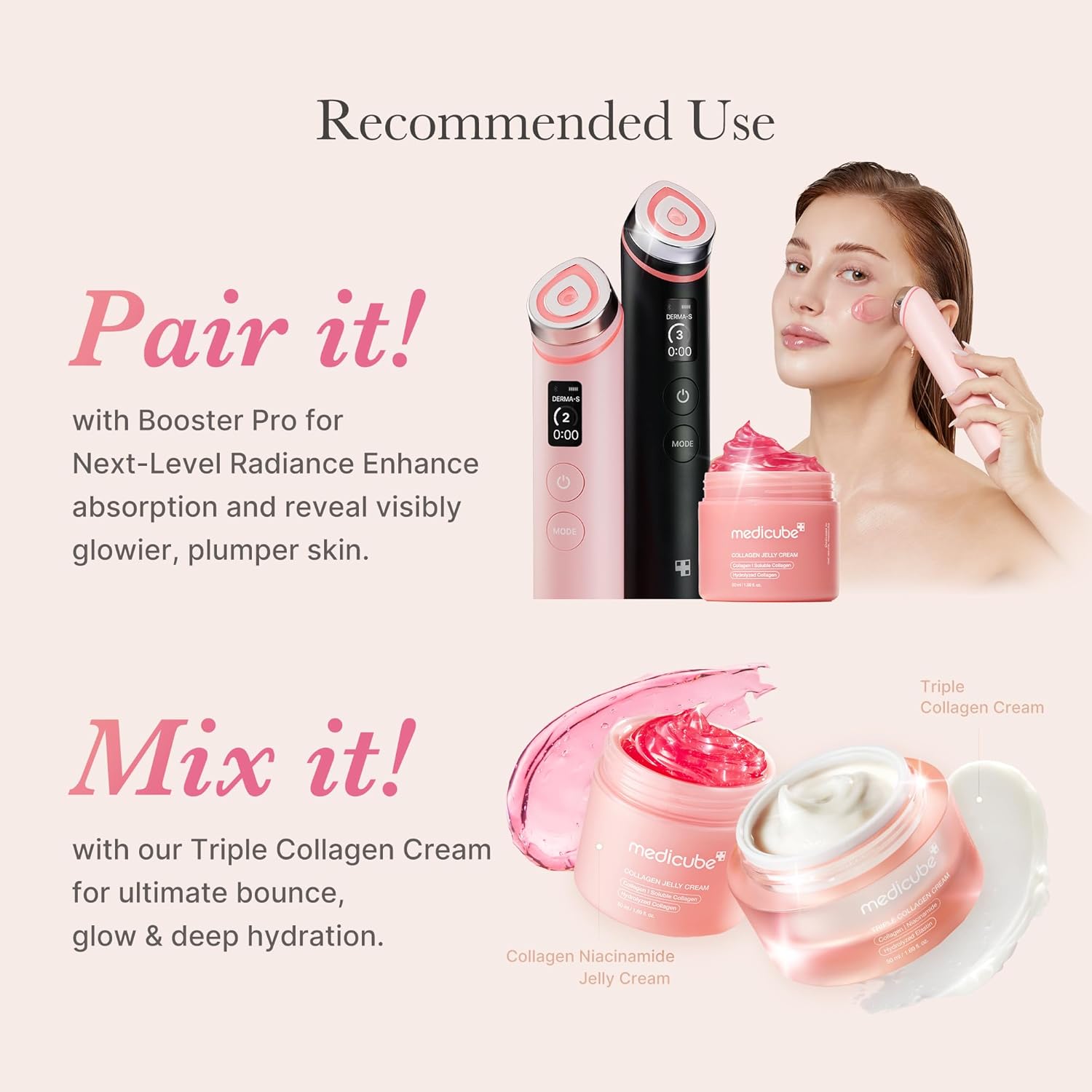 Medicube Collagen Jelly Cream Collagen + Soluble Collagen 110 ml / 3.71 oz