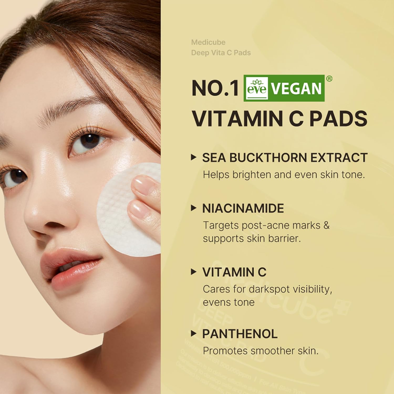 Medicube Deep Vita C Facial Pads (70 pads)