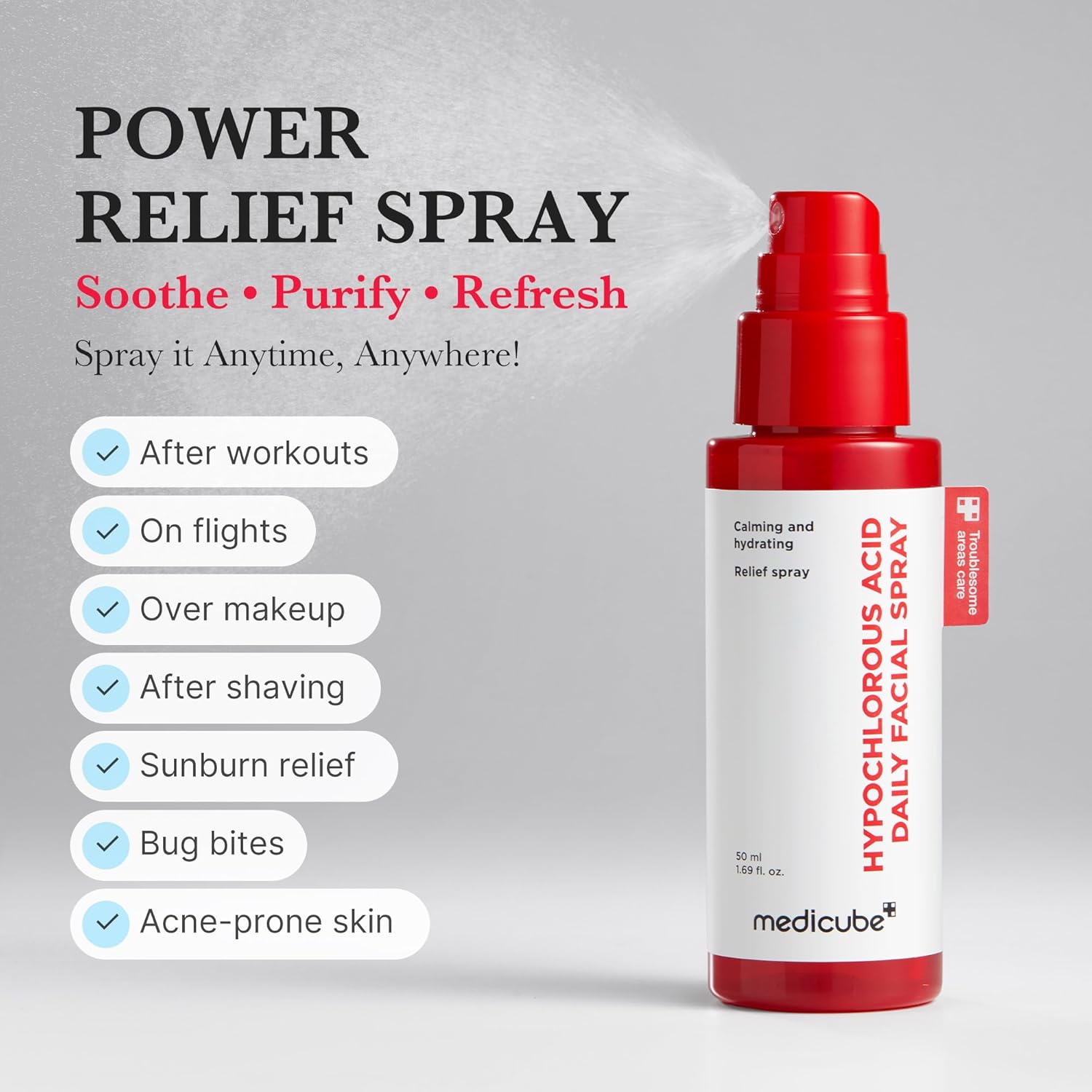 Medicube Hypochlorous Acid Daily Facial Spray Mini 50 ml / 1.69 oz