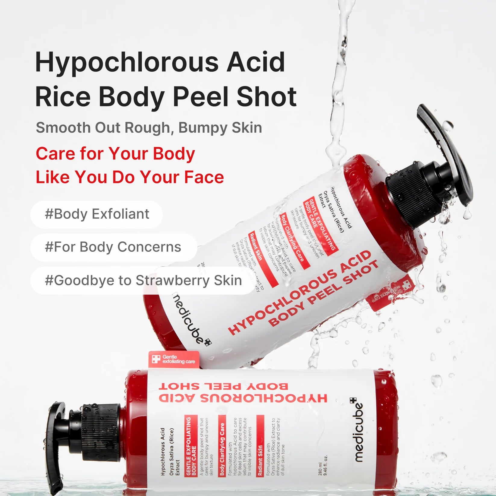 Medicube Hypochlorous Acid Body Peel Shot 280 ml / 9.46 oz