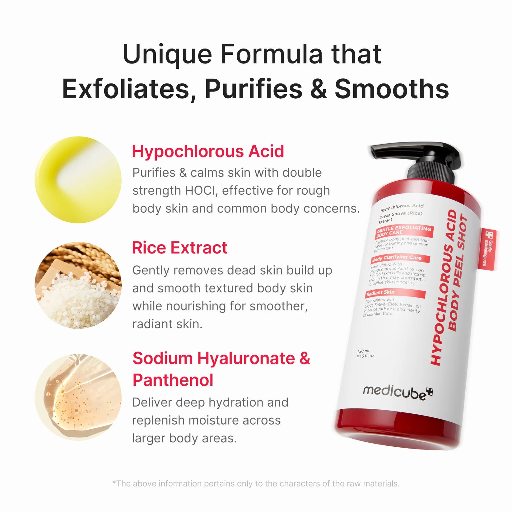 Medicube Hypochlorous Acid Body Peel Shot 280 ml / 9.46 oz