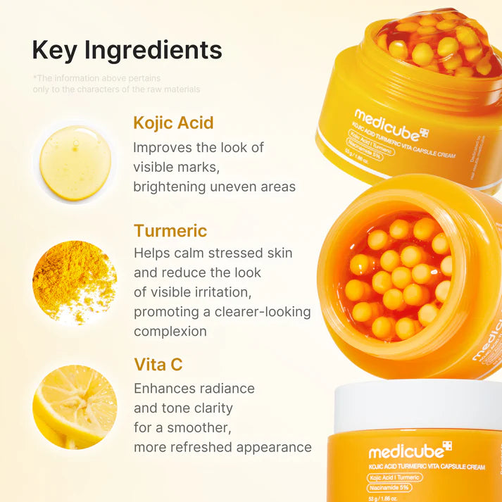 Medicube Kojic Acid Turmeric Vita Capsule Cream 55 g / 1.94 oz