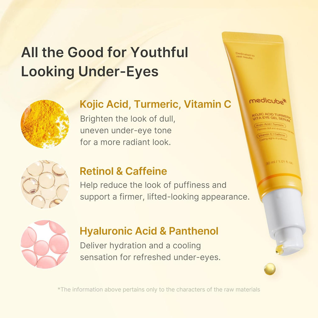 Medicube Kojic Acid Turmeric Vita Eye Gel Serum 30 ml / 1.01 oz