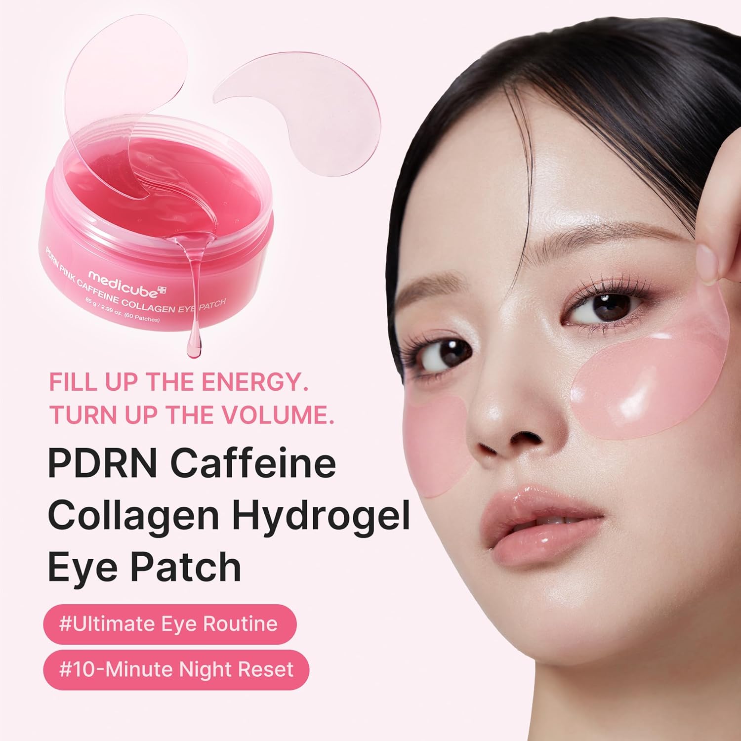 Medicube PDRN Caffeine Collagen Hydrogel Eye patch (30 Pares)