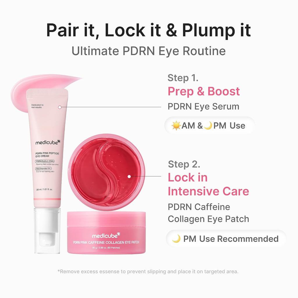 Medicube PDRN Caffeine Collagen Hydrogel Eye patch (30 Pares)