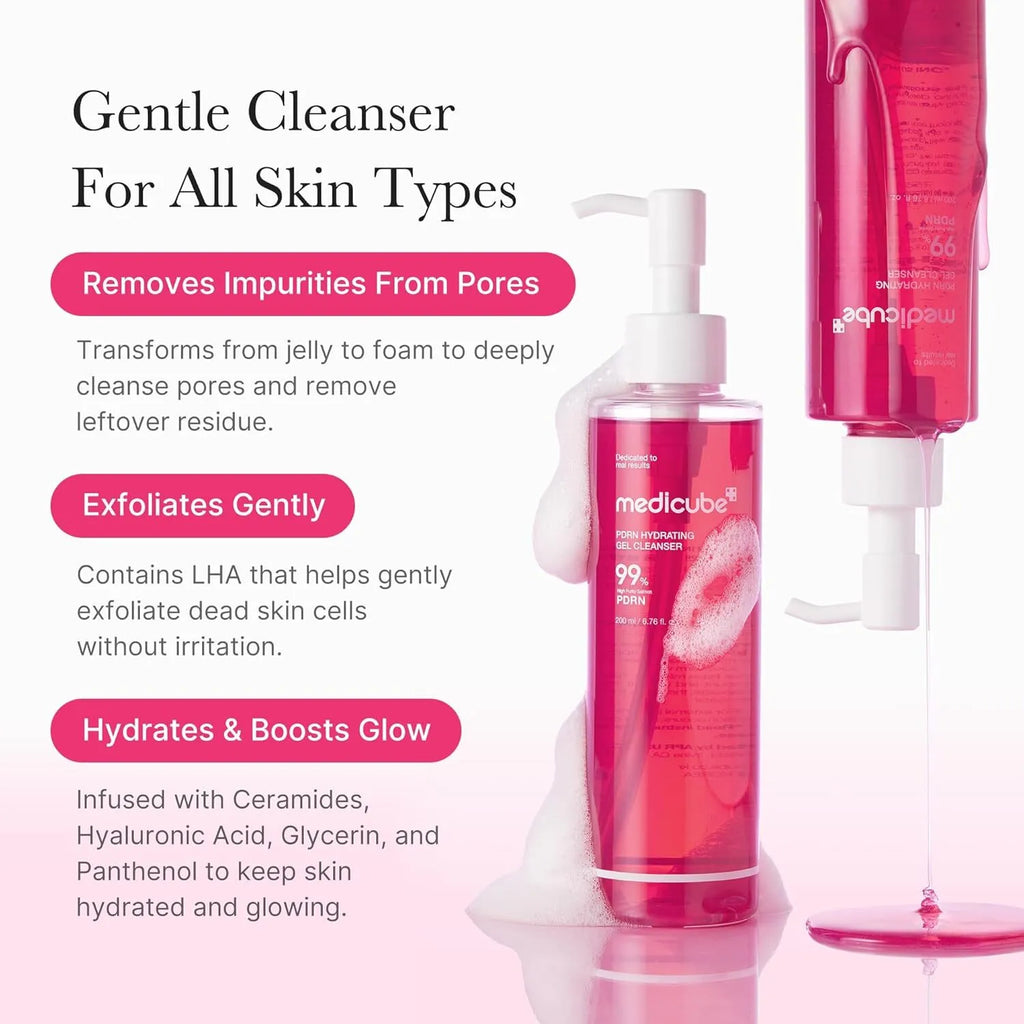 Medicube PDRN Hydrating Gel Cleanser 200 ml