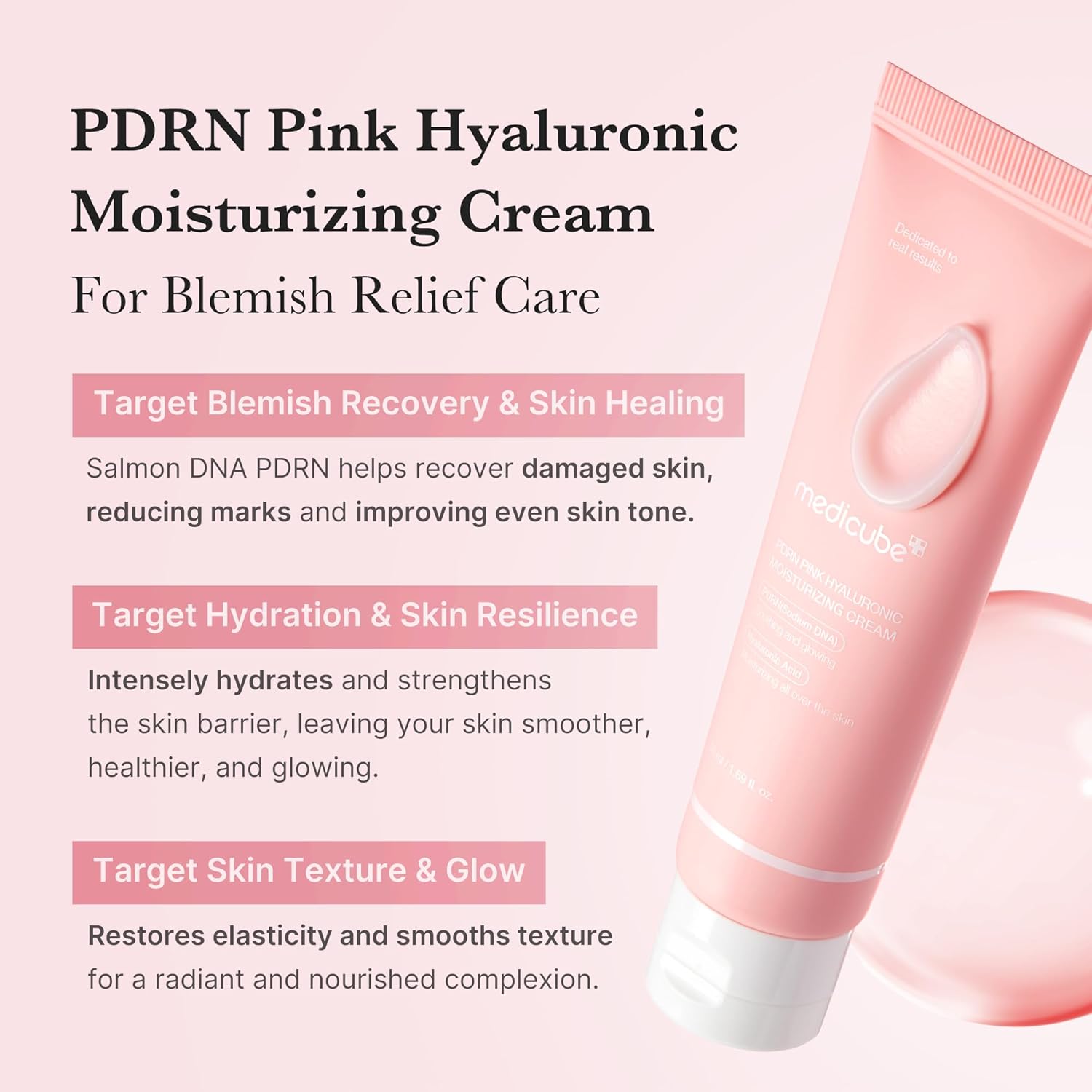 Medicube PDRN Pink Hyaluronic Moisturizing Cream 50 ml