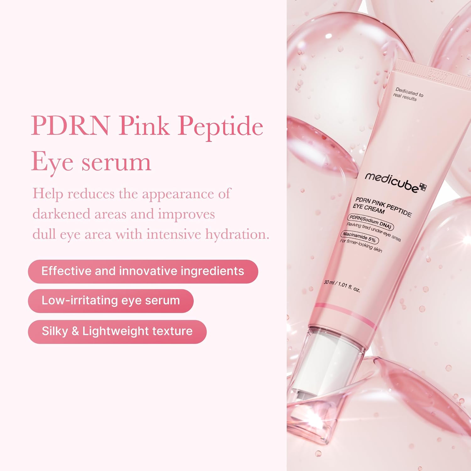 Medicube PDRN Pink Peptide Eye Cream 30 ml / 1.01 oz
