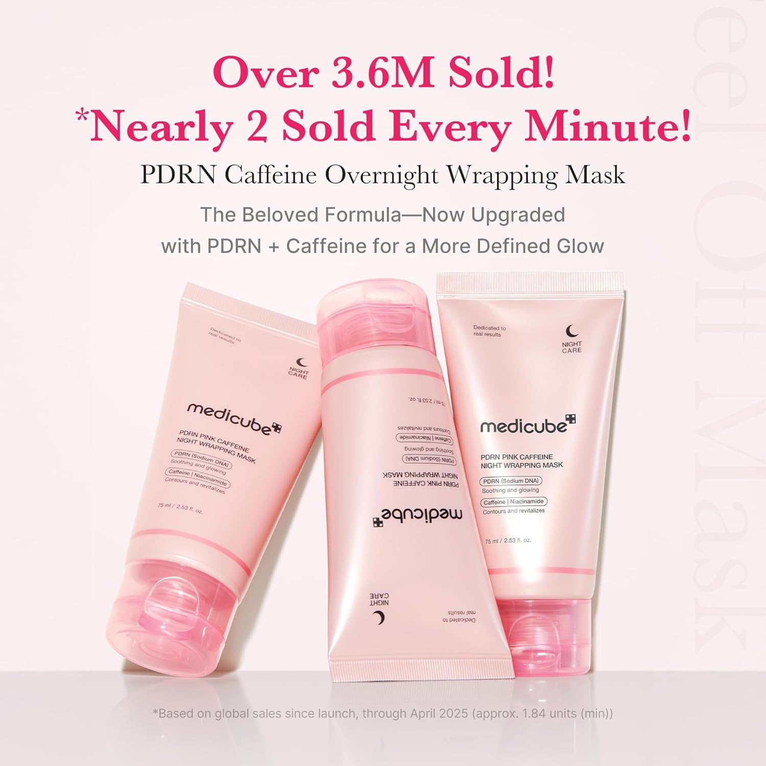 Medicube PDRN Pink Caffeine Night Wrapping Mask 75 ml / 1.75 oz